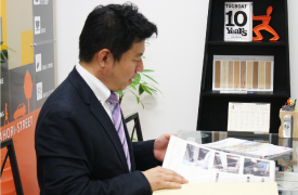 経験豊富なディレクター・デザイナーがお客様のご相談やご質問を可能な限りその場でお答え致します。