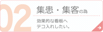 集患・集客の為効果的な看板へテコ入れしたい